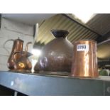 5 Various copper pourers