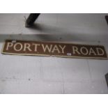 Portway Road sign