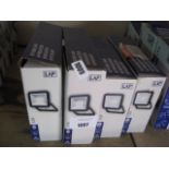 (1007) 4 boxed LAP LED security lights