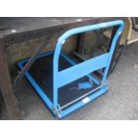 Small blue McAllister trolley