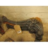 4 cast iron furniture legs