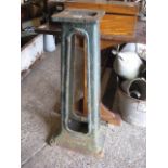 Cast iron machine stand