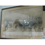 Framed and glazed print of The Railway At Balaklava