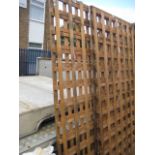 Pair of 6'x3' wooden trellis panels