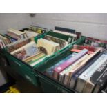 3 crates of various books
