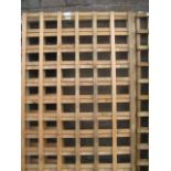 Pair of 6'x3' wooden trellis panels