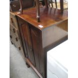 Edwardian mahogany music cabinet