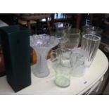 Collection of glassware