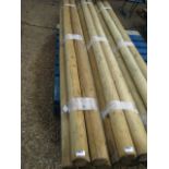 Bundle of 5 6' wooden fence stakes