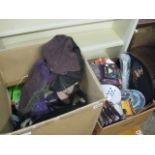 2 boxes of Halloween accessories