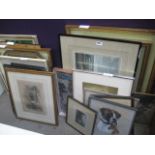 Collection of various framed and glazed pictures and prints