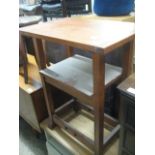 Small hardwood table
