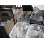6 boxes of mixed ceramics, ex-pub items and glassware