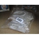 (2469) Bag of Alba nickel plated connectors