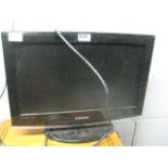 (25) Small Samsung flat screen TV