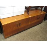 Mid century teak sideboard with 4 doors