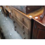 Dark oak chest of 4 drawers