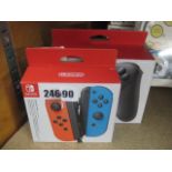 (2468) Box pair of Nintendo Joycon controllers