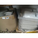 3 boxes of taekwondo gear