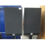 Pair of Wharfedale speakers on stands