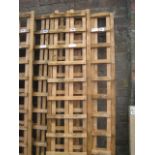 Pair of 6'x1' wooden trellis panels