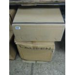 Boxed toilet pan with cistern