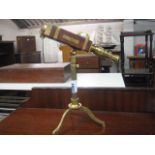 Small brass telescope