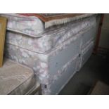 2 double divan beds with mattresses