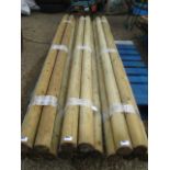 Bundle of 5 6' wooden fence stakes