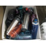 Box of contigo bottles and flasks