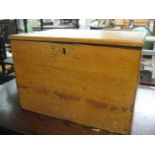 Small pine twin handled box