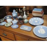 Collection of Wedgewood plates and dishes