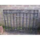 3 iron garden gates