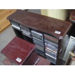 CD rack with CDs