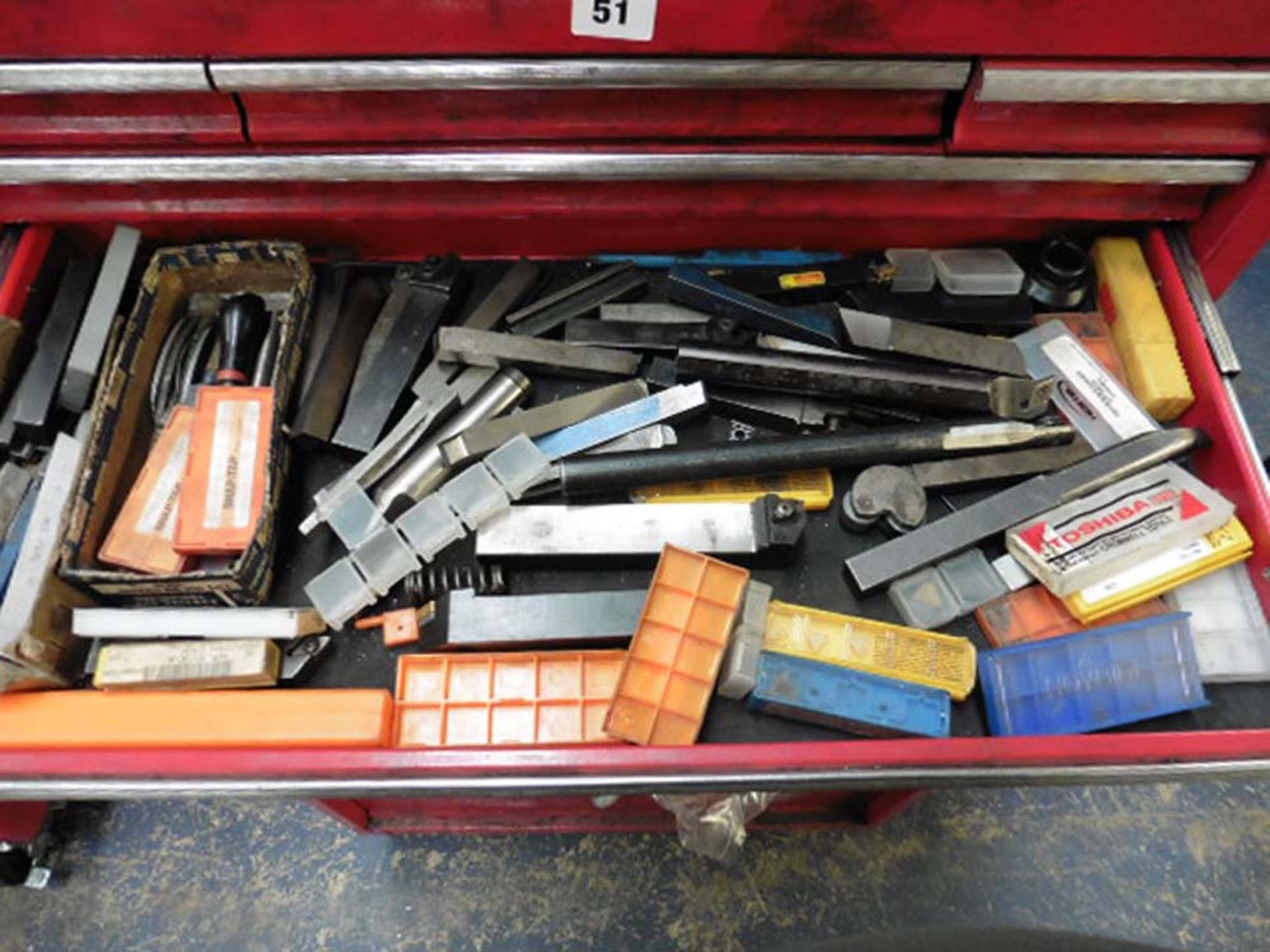 Kennedy Professional Multidrawer tool chest on wheels with contents of assorted hand tools, - Image 5 of 11