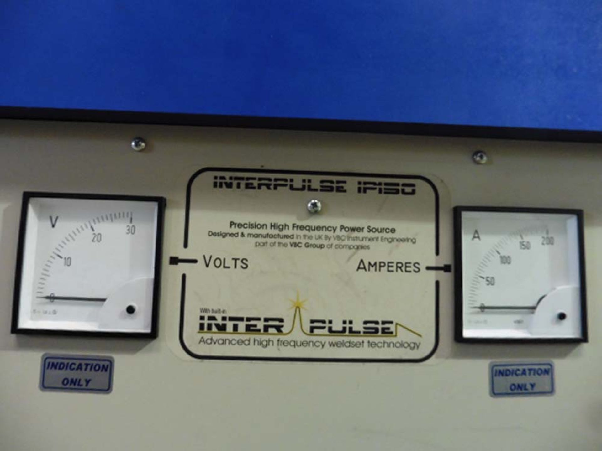 VBC Model IP150 Interpulse High Frequency Tig Welding Power Source Upgraded 2016 Year 2006 - Image 6 of 9