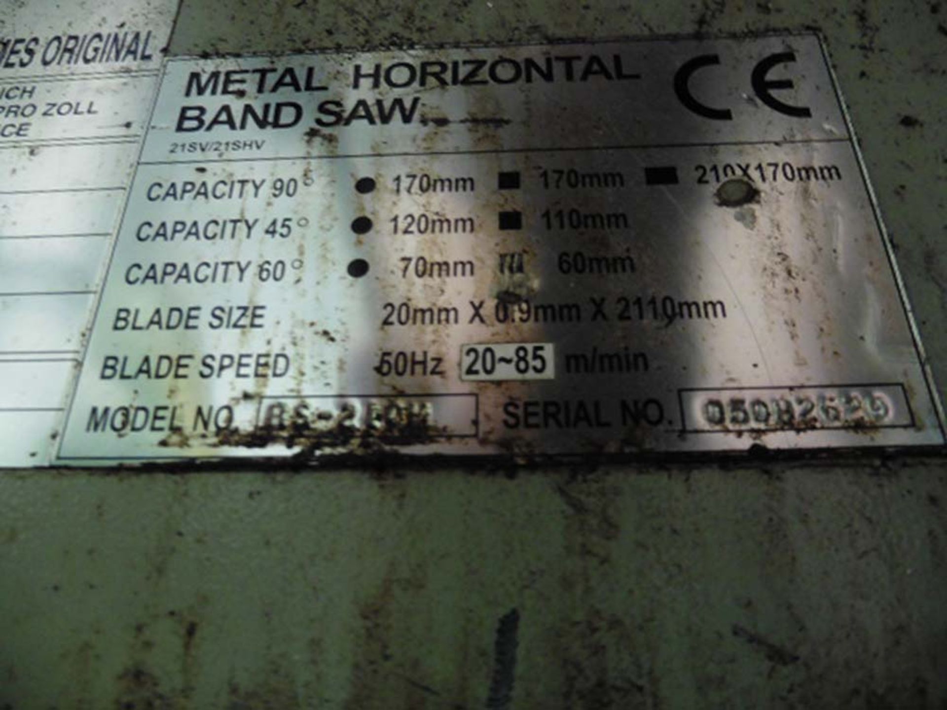 Baileigh Industrial 3 phase Metal Horizontal band saw - Image 4 of 4