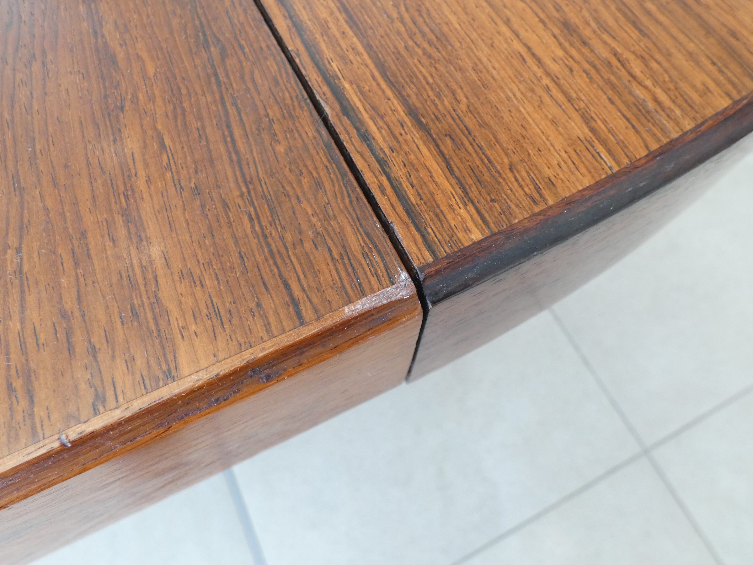 A 1960's Danish rosewood and crossbanded extending dining table, 130 cm to 190 cm, - Image 15 of 22