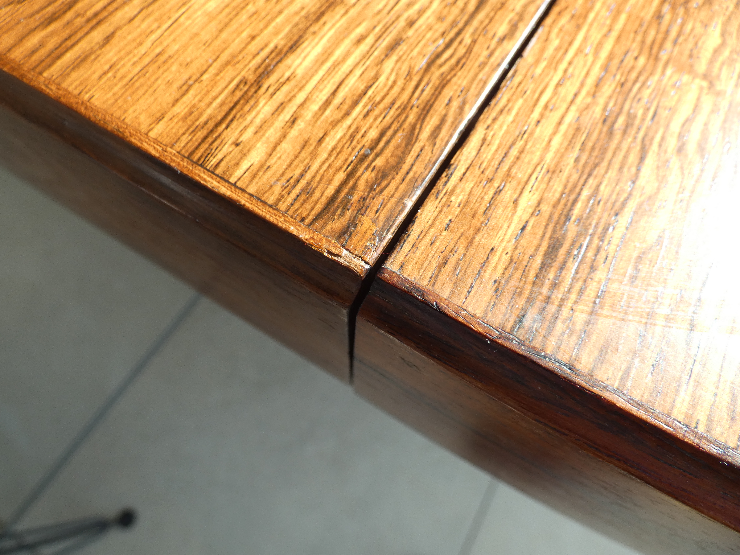 A 1960's Danish rosewood and crossbanded extending dining table, 130 cm to 190 cm, - Image 18 of 22