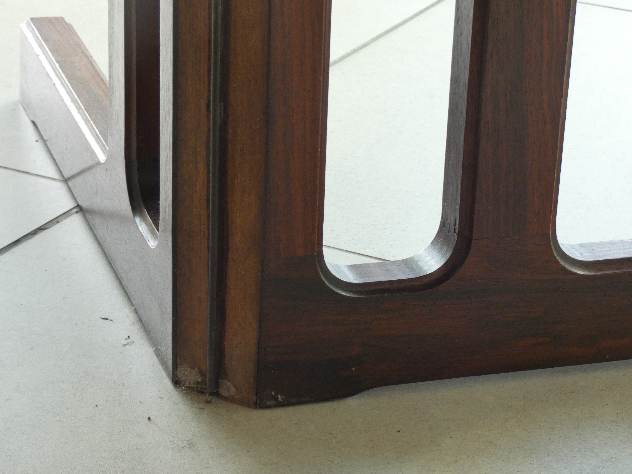 A 1960's Danish rosewood and crossbanded extending dining table, 130 cm to 190 cm, - Image 22 of 22