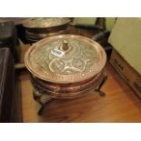 5049 - Copper pan on stand