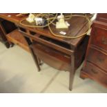 Mahogany occasional table