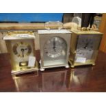 3 modern clocks