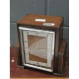 A 1950's Art Deco mantle clock