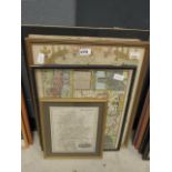 3 Framed and 1 unframed maps