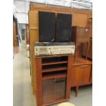 Hitachi SDT/7785 - Comprising cassette player tuner and 2 matching speakers and dark wood stereo