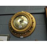 1931 type 1 Smith's English Electric Clock Co., London brass port hole clock