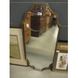 Framed wall mirror