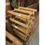 Pine wine rack