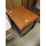 Teak nest of two tables